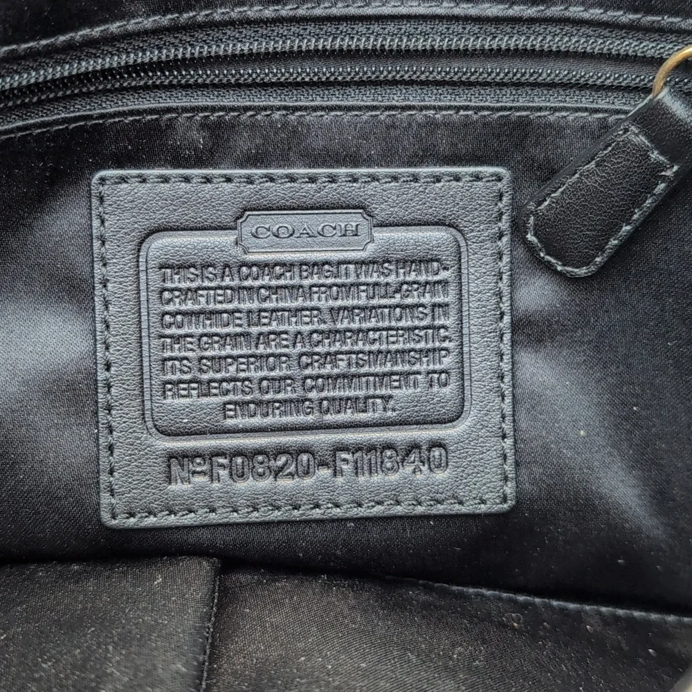 Vintage Black Y2K COACH SOHO - Picture 7 of 8